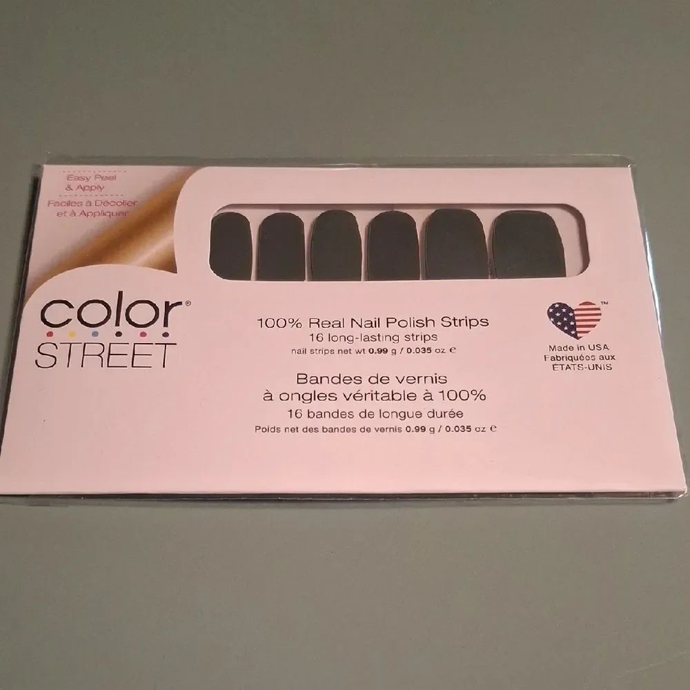 Color Street Emerald Satin Nail Polish Strips